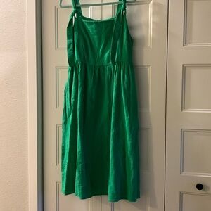 Lucy and Yak Kelly Green Gauze dress